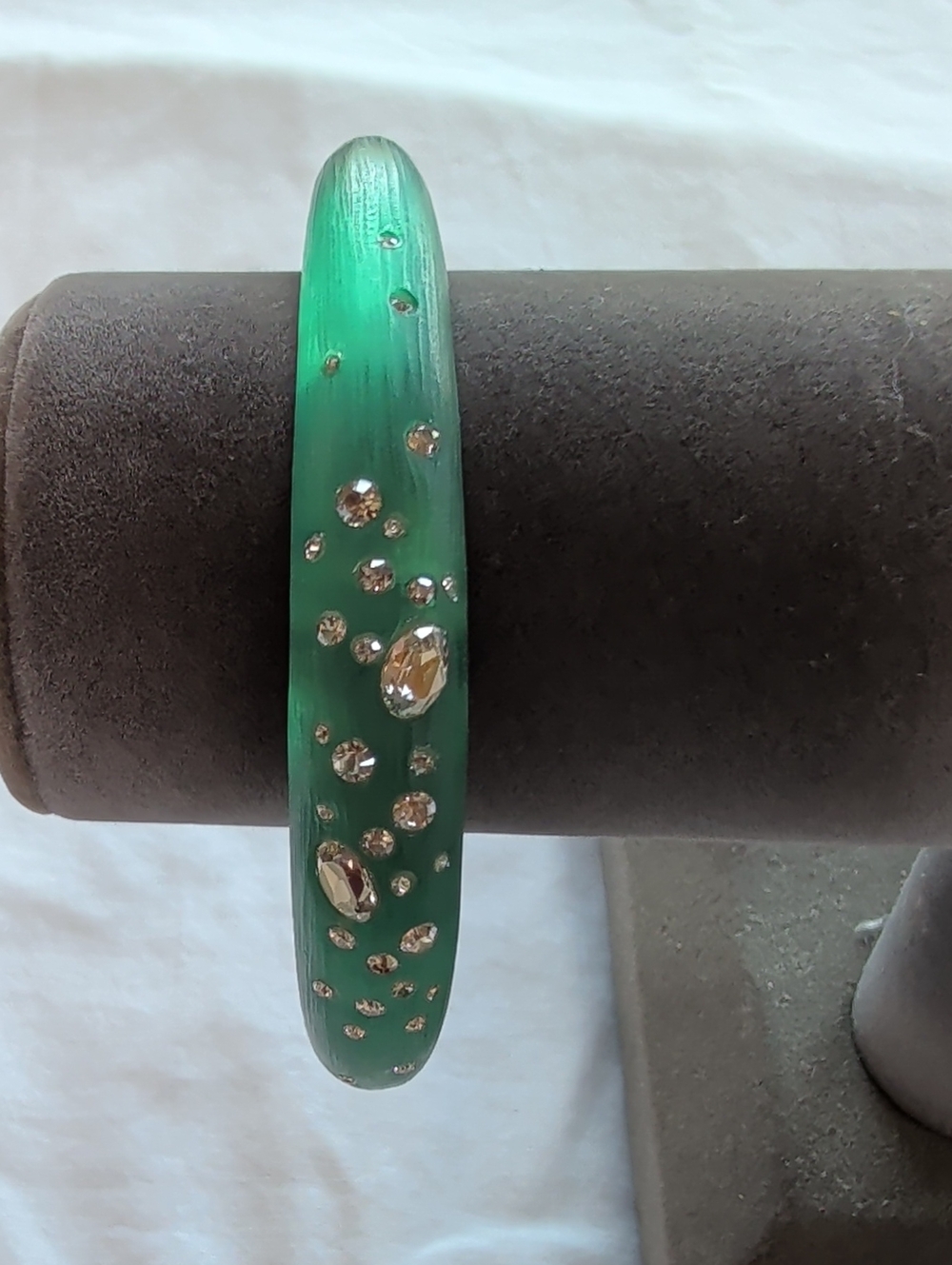 Alexis Bittar Crystal-Embellished Lucite Bangle